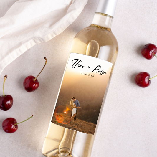 Custom Photo Wine Labels