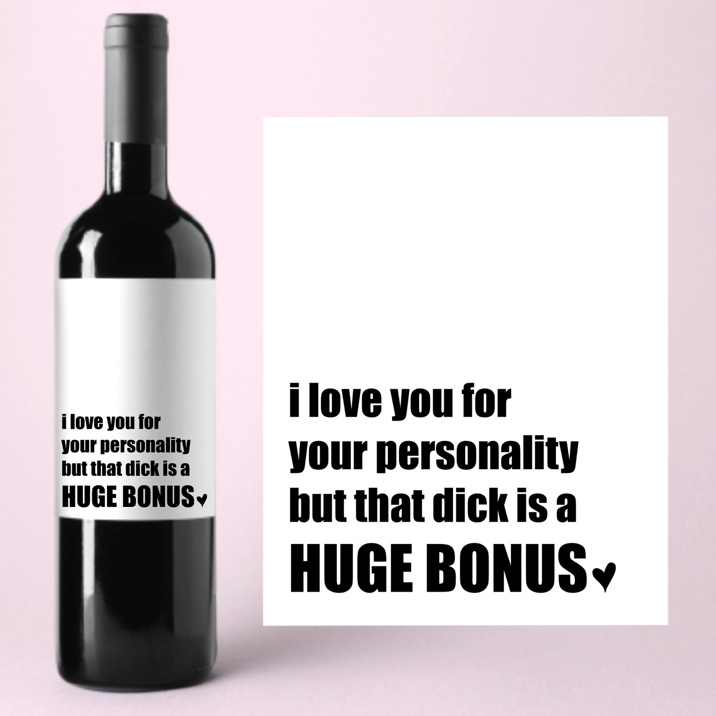 You Are The Best Thing I Ever Found On The Internet Funny Valentine's Day Wine Label